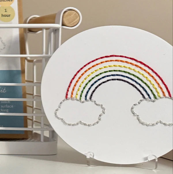 Rainbow (Classic) - Solid Surface Embroidery Kit