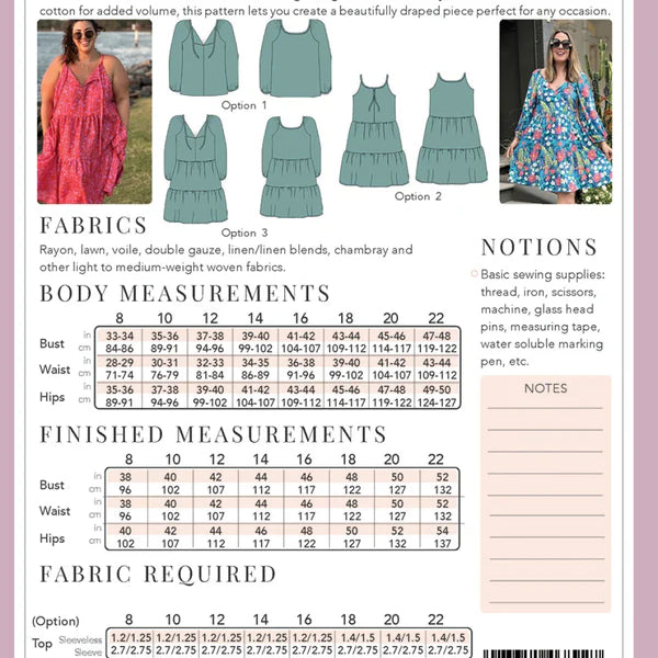 Arcadia Dress and Top