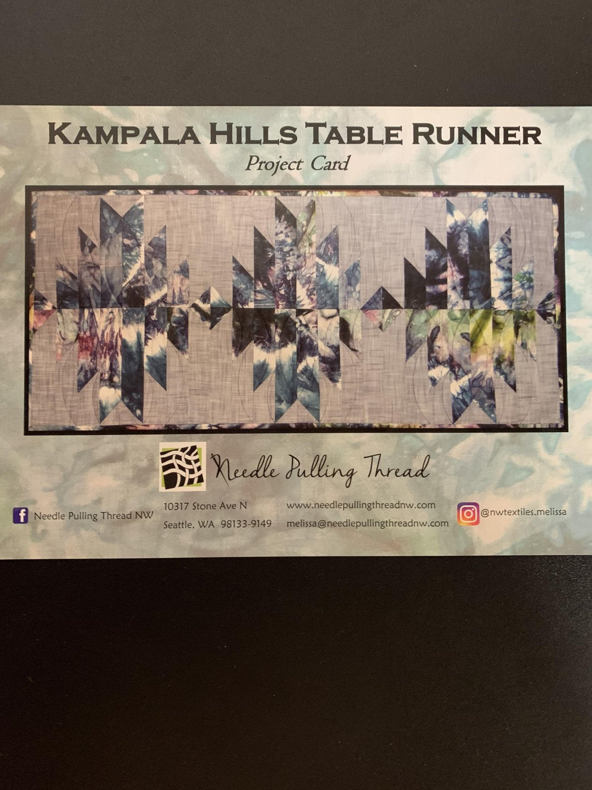 Kampala Hills Table Runner Pattern