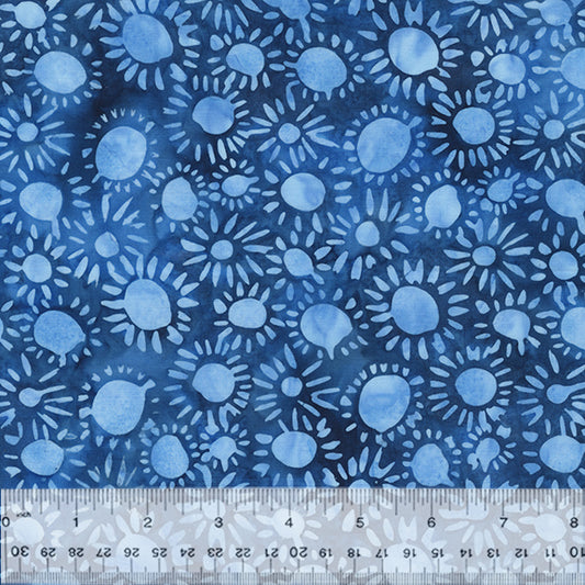 Indigo Batik 2.0 - Sunny - Blue