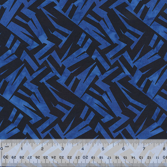 Indigo Batik 2.0 - Zebra Print - Black
