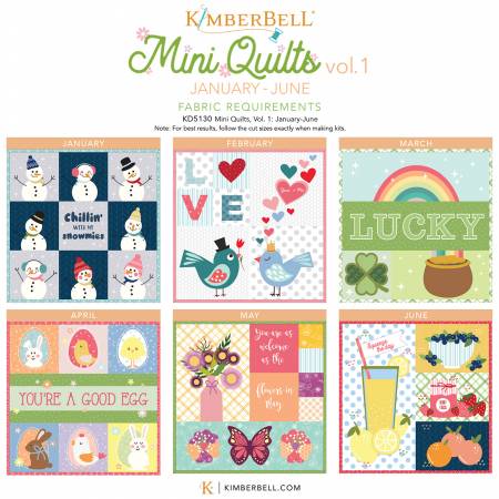 Mini Quilts Volume 1: January - June - Discontinued