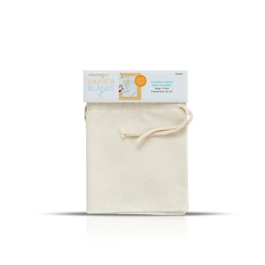 Canvas Cinch Sack Blanks - 2ct.