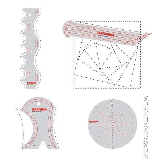BERNINA Ruler Essential Kit 4pcs