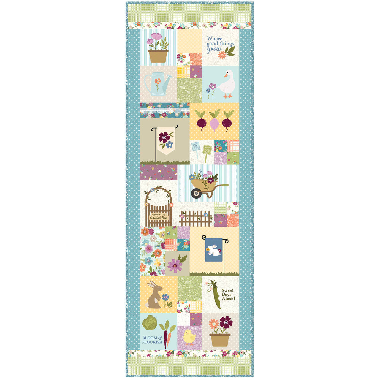 Pre-Order - Kimberbell - Cottontail Farm Ladder Quilt - Embellishment Kit