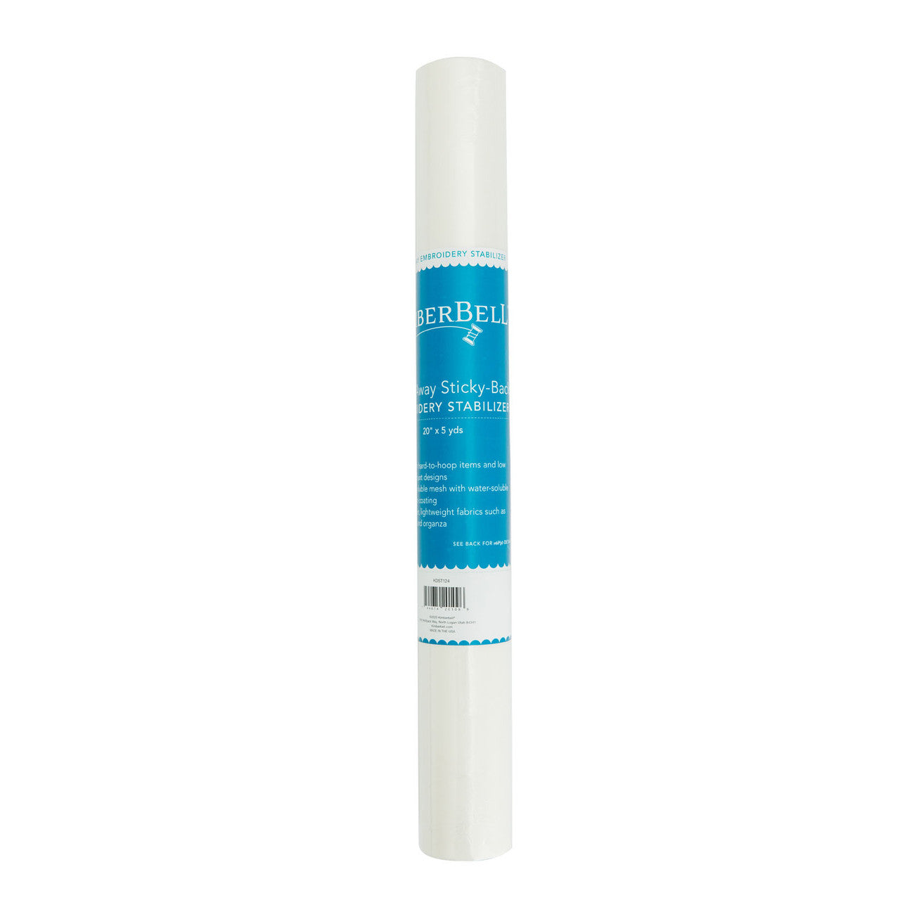 Wash-away Sticky-back stabilizer 20in x 5yd