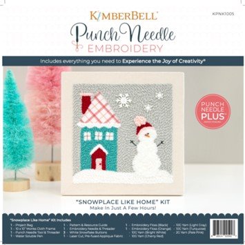 Punch Needle Kit -  Snowplace Like Home