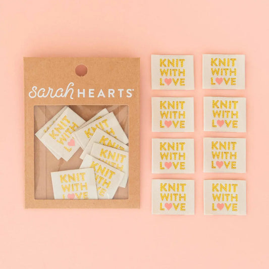 Knit with Love - Label 8pc