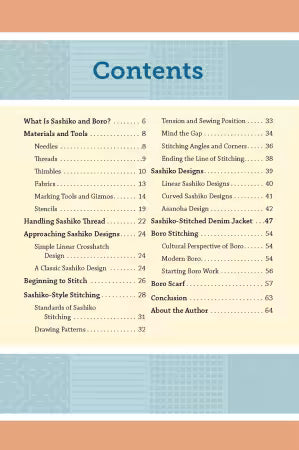 Pocket Guide to Sashiko & Boro Stitching