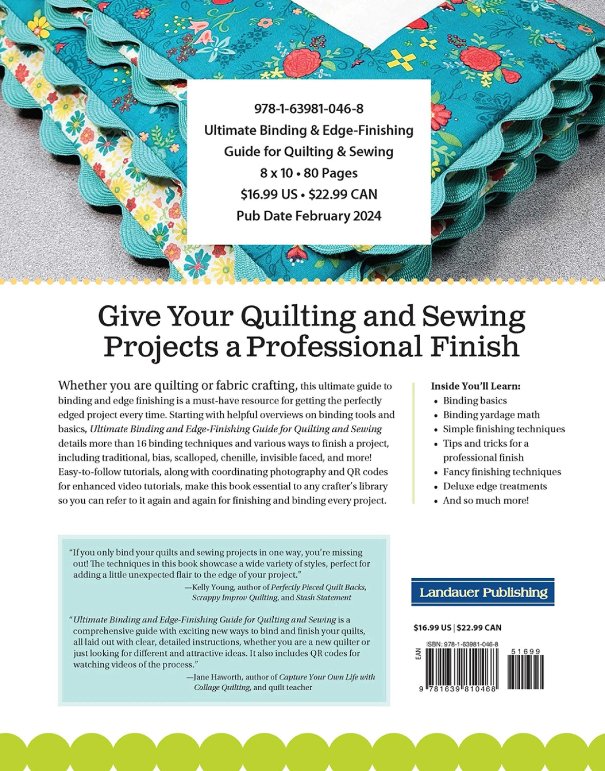 Ultimate Binding and Edge-Finishing Guide for Quilting and Sewing