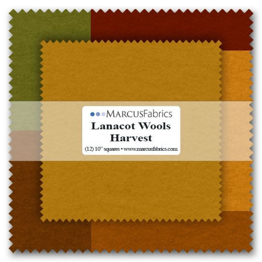 LanaCot Wool - 10" Squares - Harvest