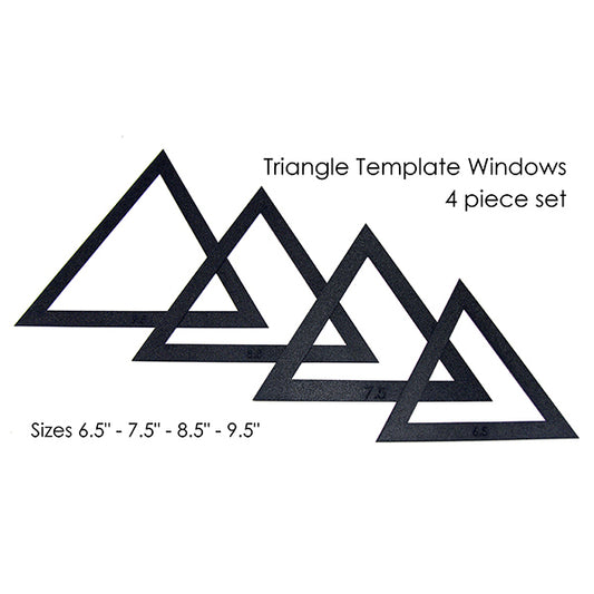Large Fussy Cut Triangles - 6.5" - 9.5"