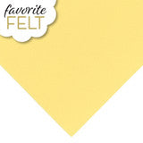 OESD Favorite Felt Light Yellow 8"x12" 2pk