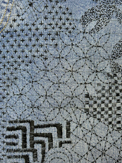 Sashiko Style Visible Mending—Hand Embroidery