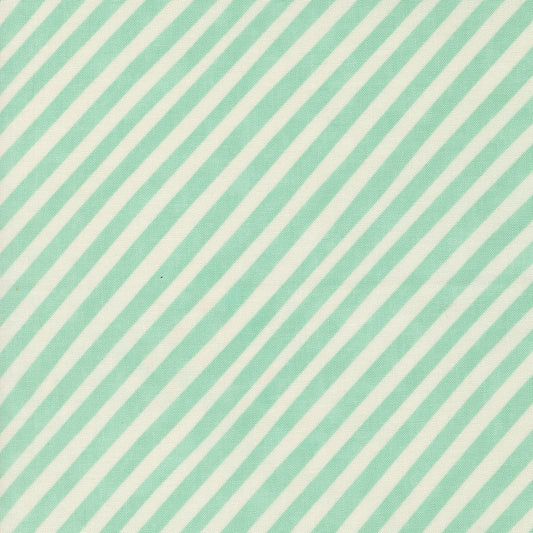 Love Letters - Candy Stripe - Seafoam