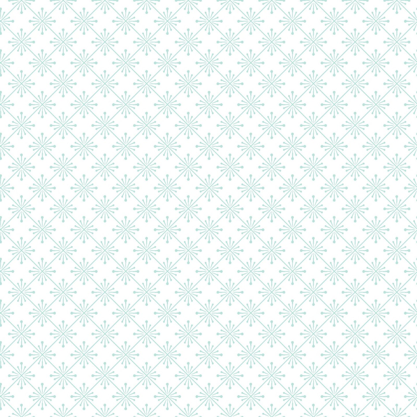 Vintage Flora - Sparkle - Teal