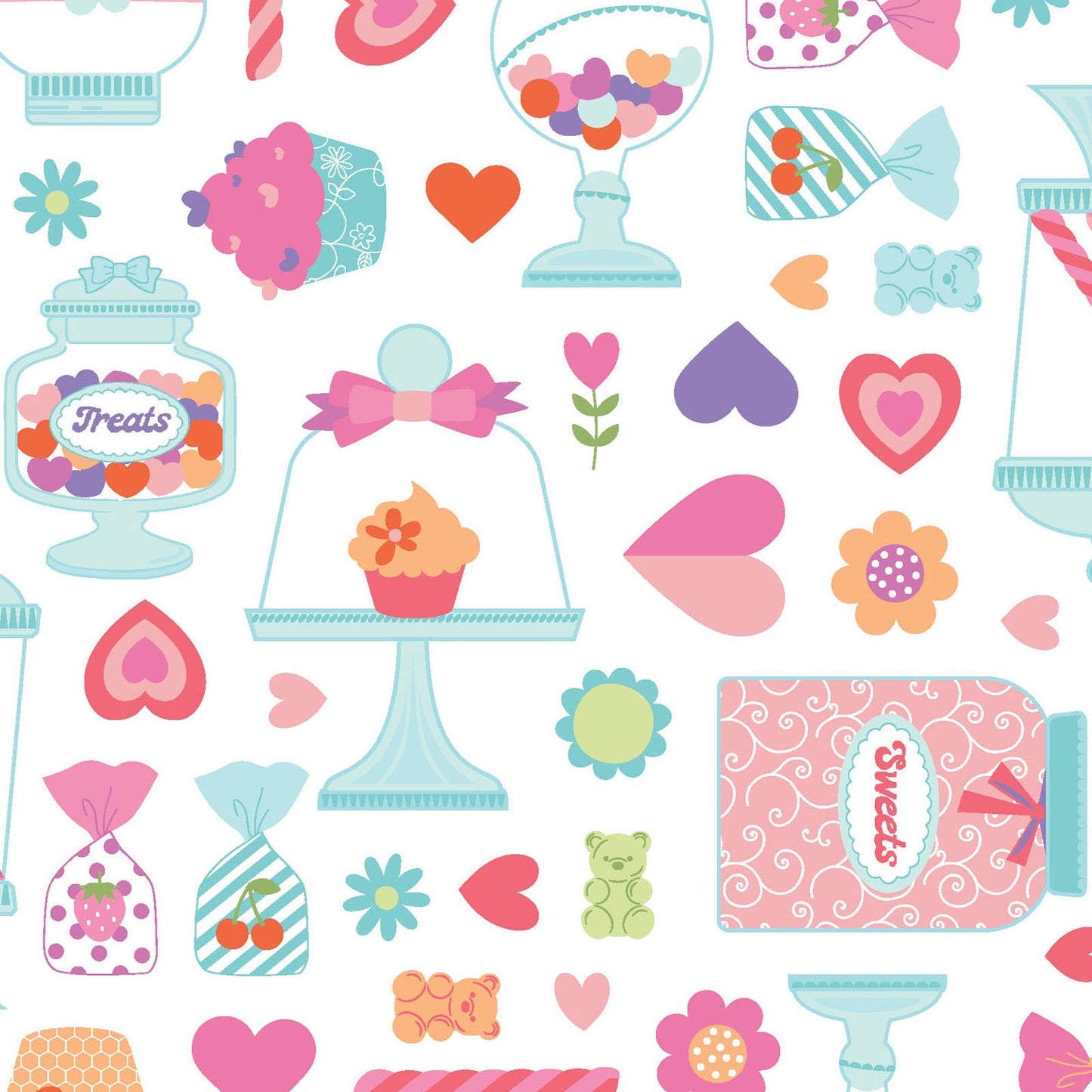 Sweet Shoppe - Candy Jars - White