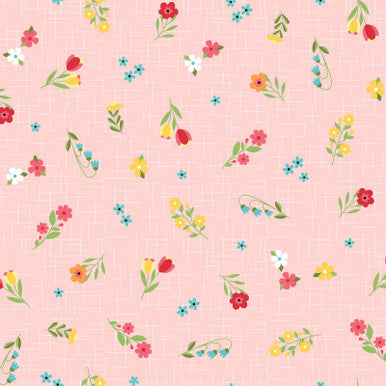 Sippin' On Sunshine - Ditzy on Texture - Pink