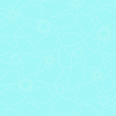 Pre-Order - Sippin' On Sunshine - Sunny Skies - Aqua Blue