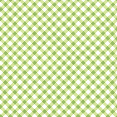 Pre-Order - Sippin' On Sunshine - Bias Gingham - Green