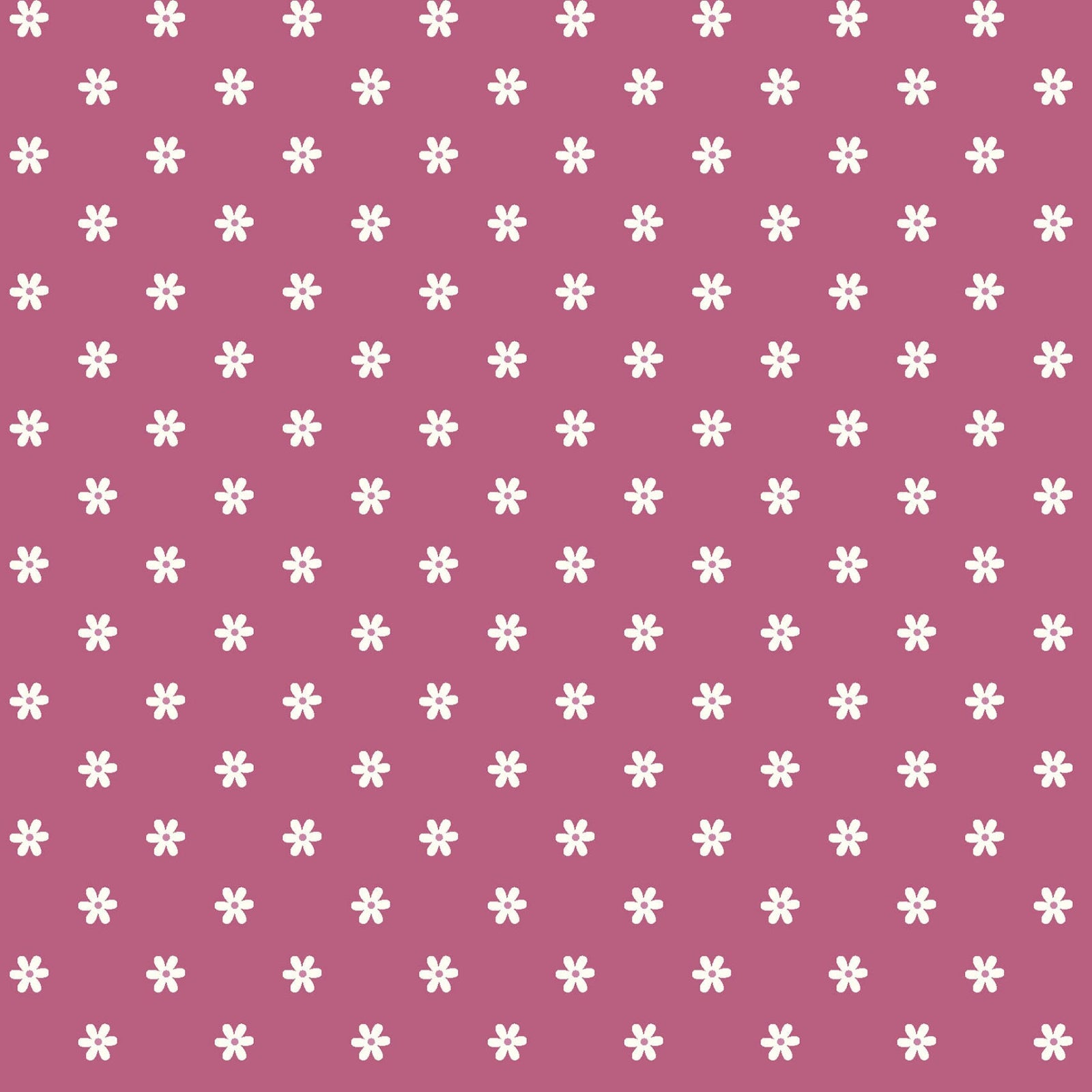 Pattern of white flowers on a purple background