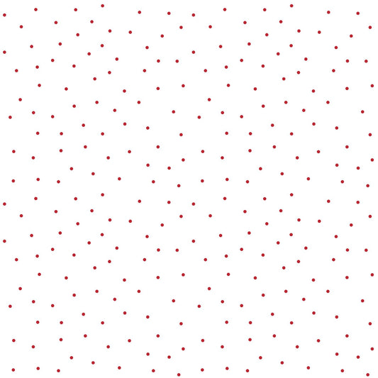 Kimberbell Basics - Tiny Dots - White/Red