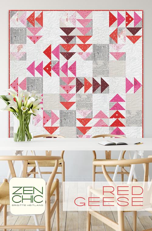 Red Geese Quilt Pattern