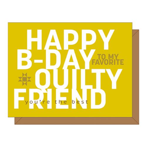 Greeting Card - Happy B-Day