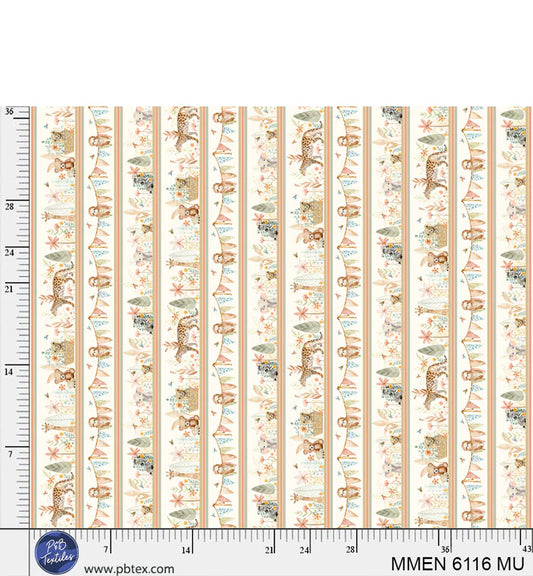 Mini Menagerie - Scenic Jungle Stripe