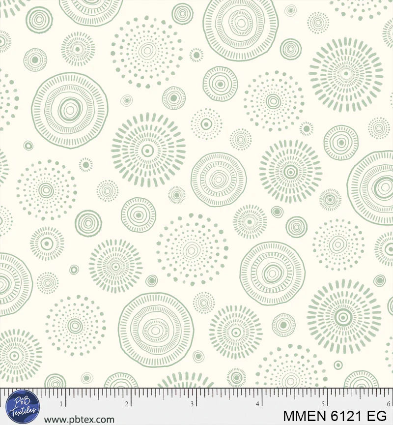 Mini Menagerie - Tossed Geo Wheels - Green