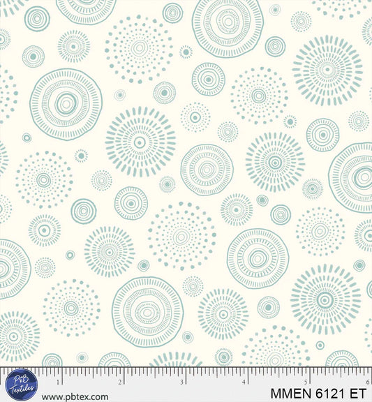 Mini Menagerie - Tossed Geo Wheels - Blue