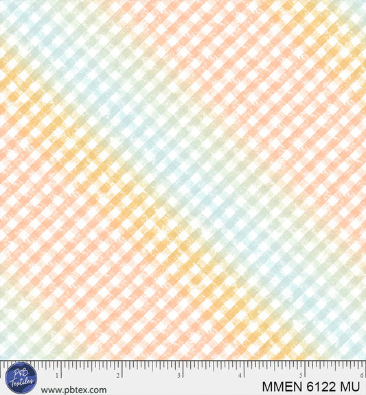 Mini Menagerie - Gingham - Rainbow