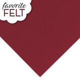 OESD Favorite Felt Maroon 8"x12" 2pk