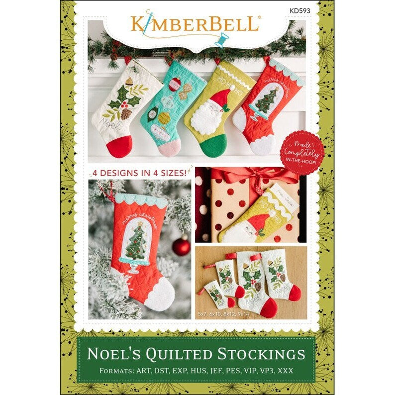 Noel's Quilted Stockings - Retiring Soon