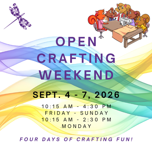 Open Crafting Weekend