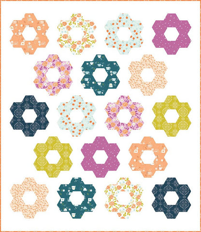 Hexi Bloom - Quilt Pattern