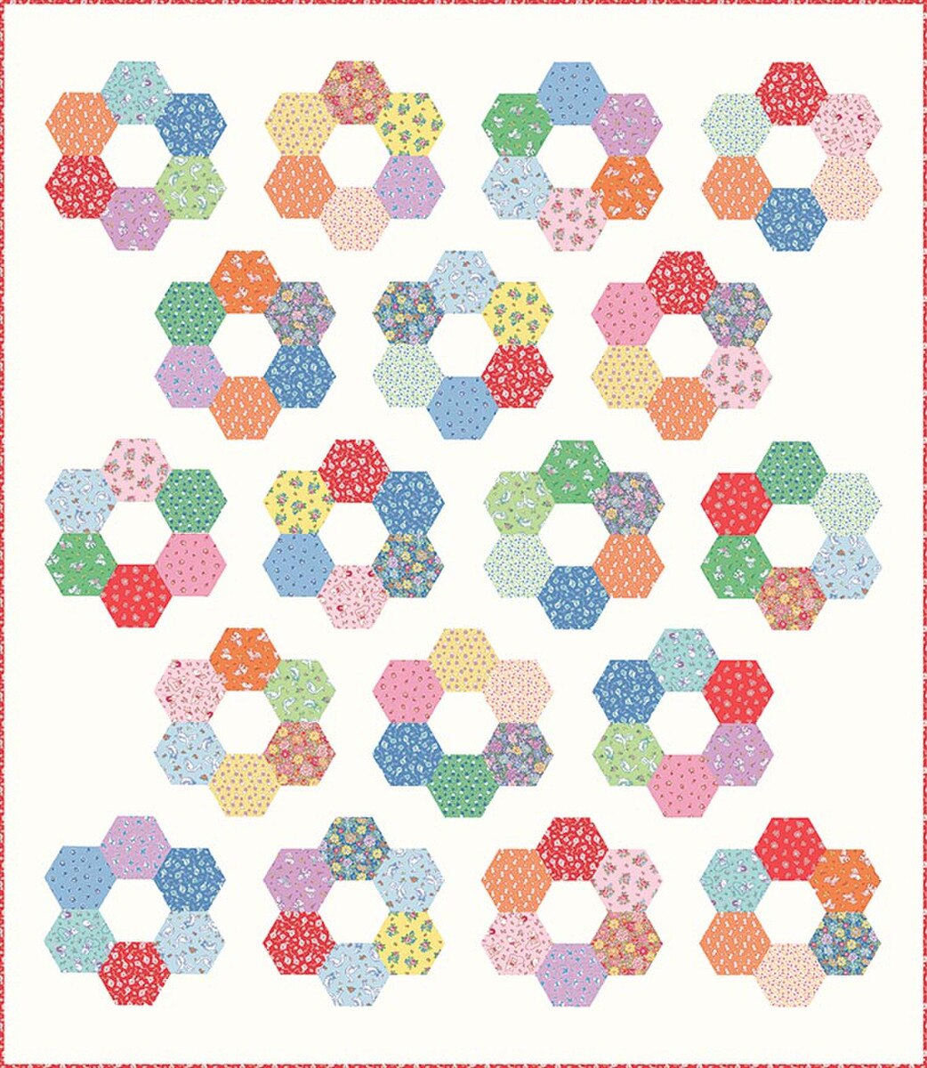 Hexi Bloom - Quilt Pattern