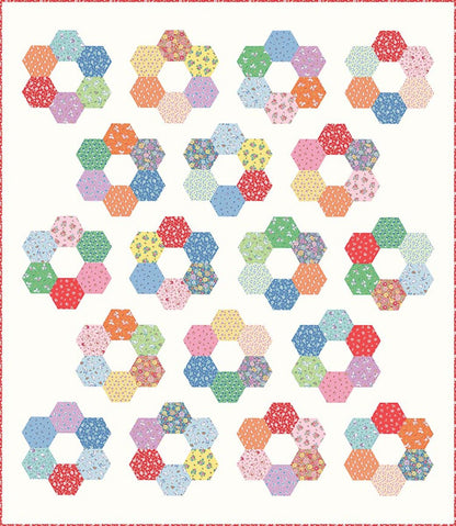 Hexi Bloom - Quilt Pattern