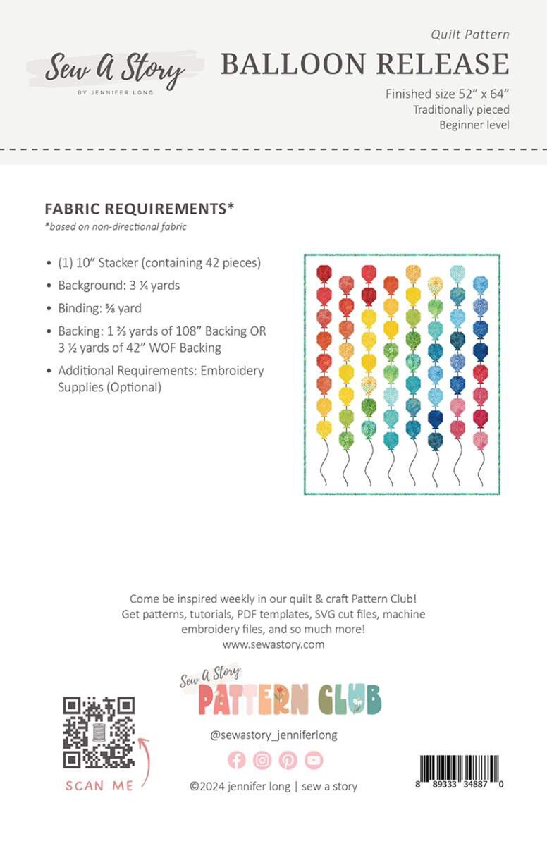 Balloon Release - Quilt Pattern