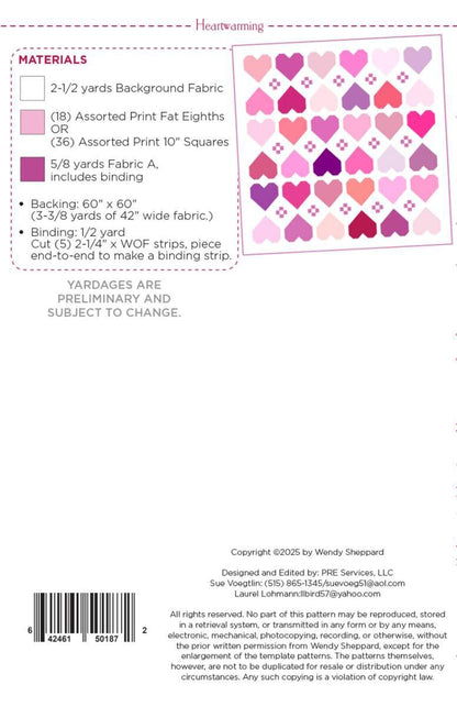 Heartwarming - Quilt Pattern