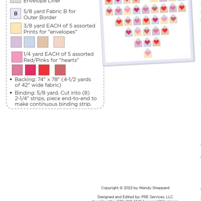 Pen Pals - Quilt Pattern