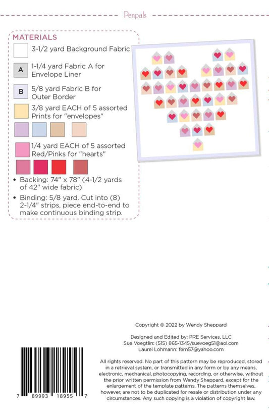 Pen Pals - Quilt Pattern