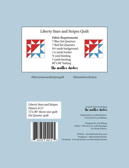 Liberty Stars and Stripes -Quilt Pattern