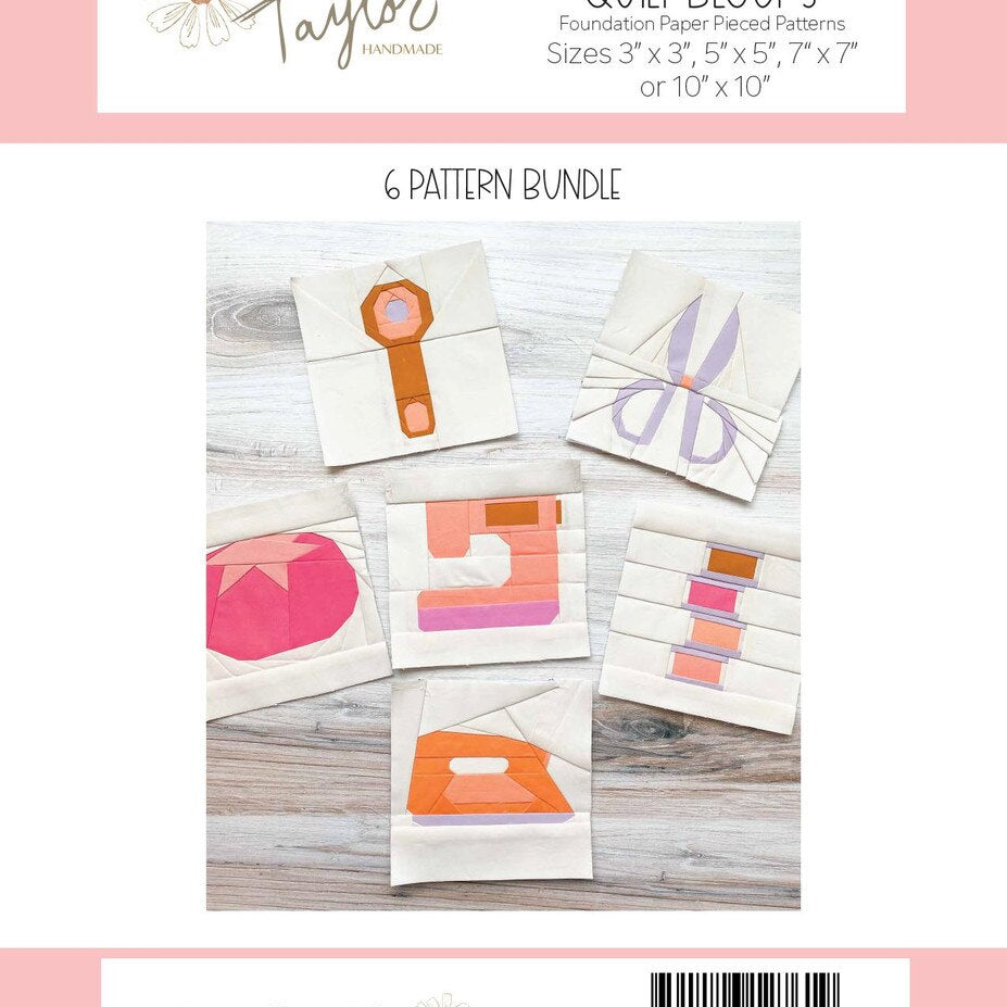 Sewing Notions Quilt Blocks Pattern