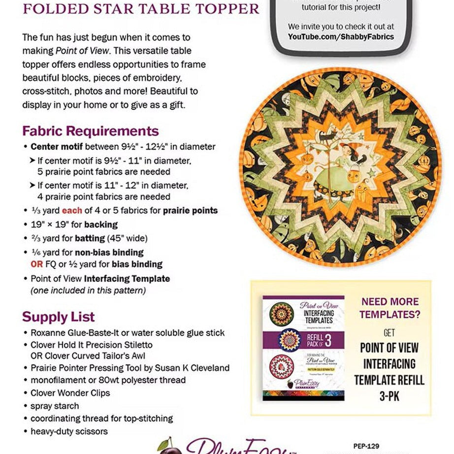 Folded Star Table Topper