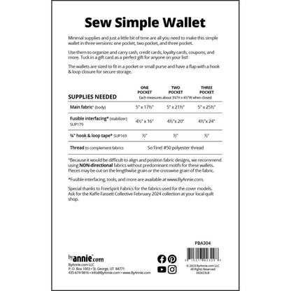 Sew Simple Wallet
