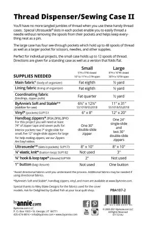 Thread Dispenser / Sewing Case