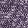 A close-up of a purple and lavender heathered knit fabric texture.