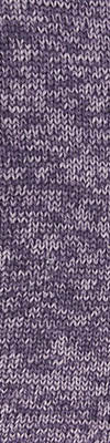 A close-up of a purple and lavender heathered knit fabric texture.