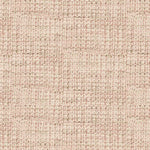 A close-up of a woven fabric texture in a warm beige and light pink blend, showing the detailed weave pattern.